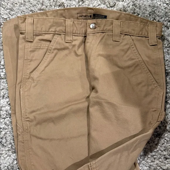 Carhartt Men's Khaki work pants - Picture 5 of 7
